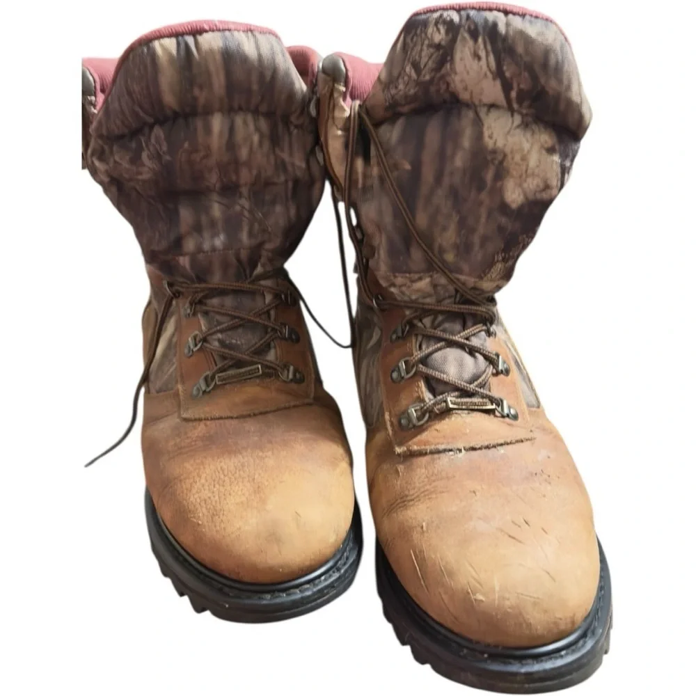 🌺Cabela's Brown Camo 𝟑𝐌 𝐓𝐡𝐢𝐧𝐬𝐮𝐥𝐚𝐭𝐞 𝐔𝐥𝐭𝐫𝐚 𝐈𝐧𝐬𝐮𝐥𝐚𝐭𝐢𝐨𝐧 Boots